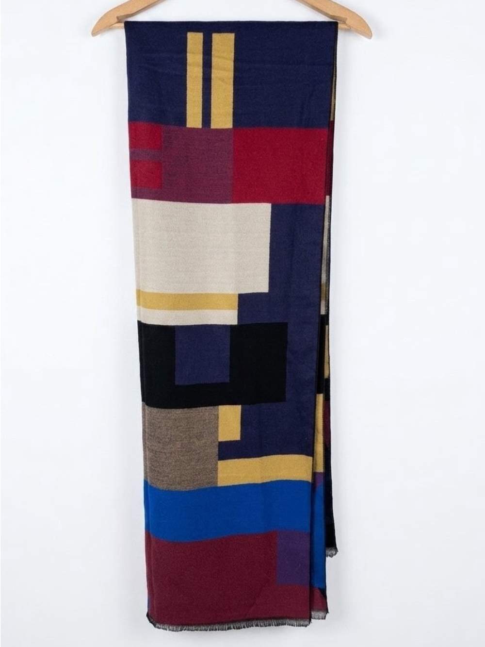 Harvé Benard Colorblock Scarf - Picture 3 of 9